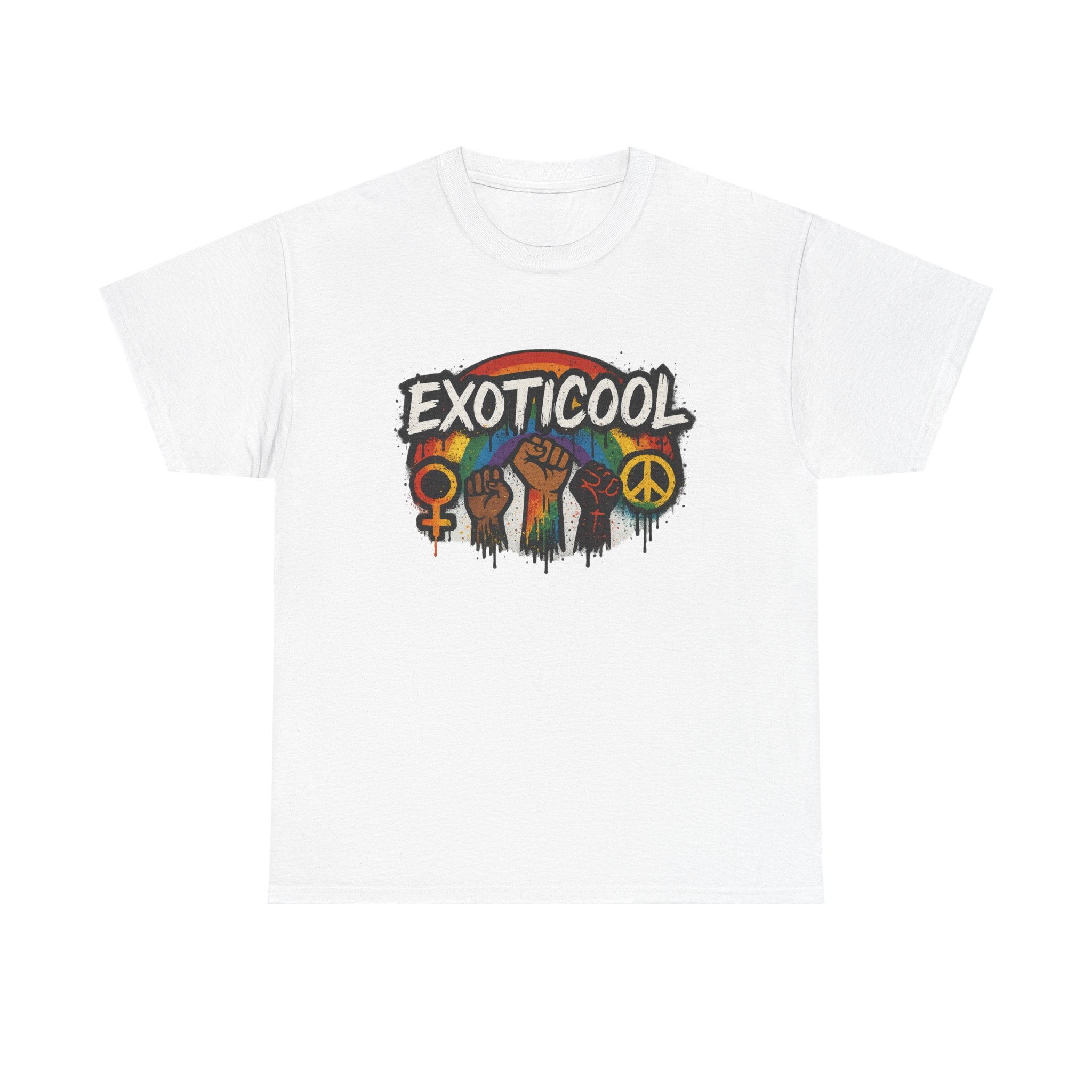 Exoticool Unisex Cotton Tee, Empowerment T-Shirt, Social Justice Apparel, Statement Tee, Gift for Activists, Pride Wear, Casual Wear