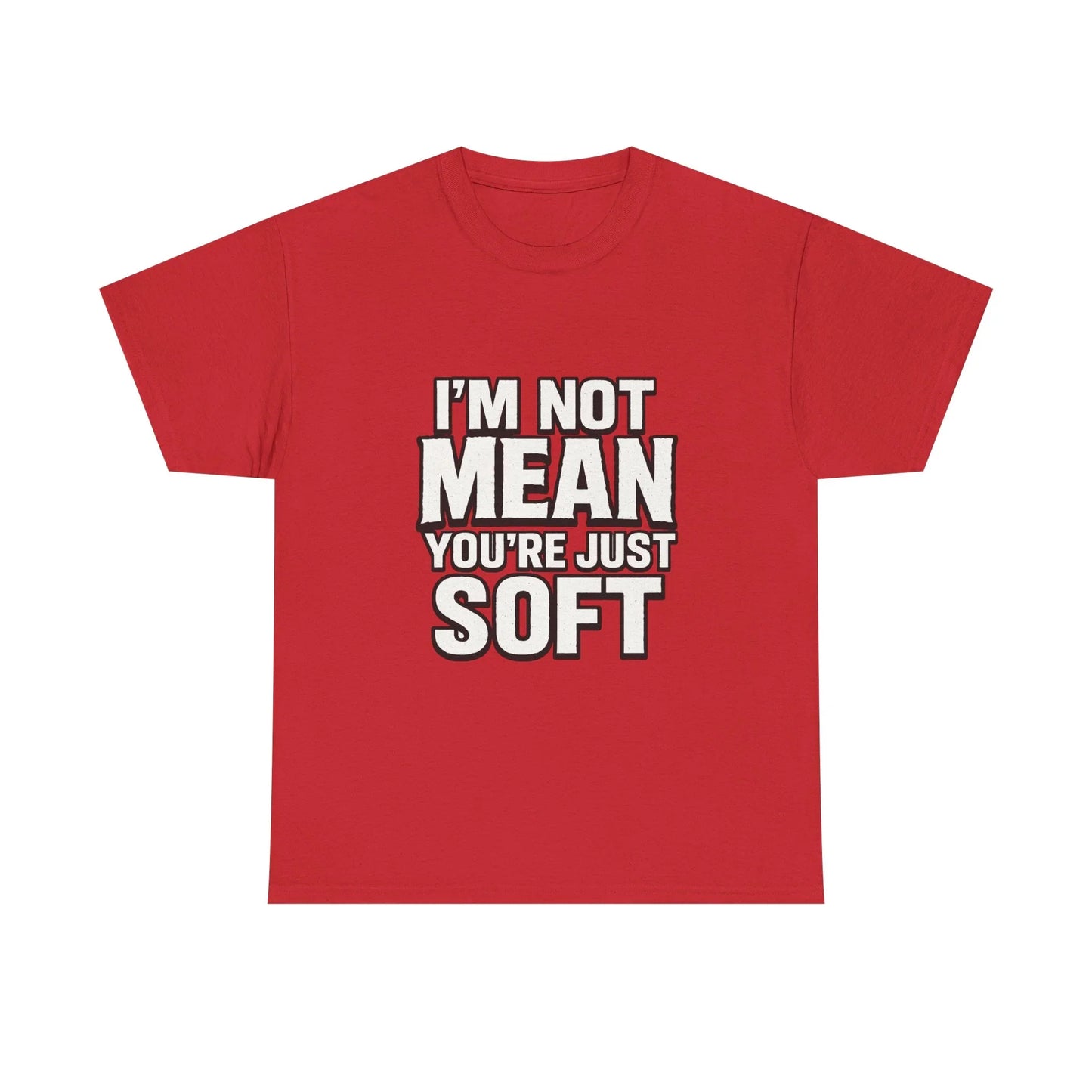 Funny Graphic Tee - Unisex Heavy Cotton Red