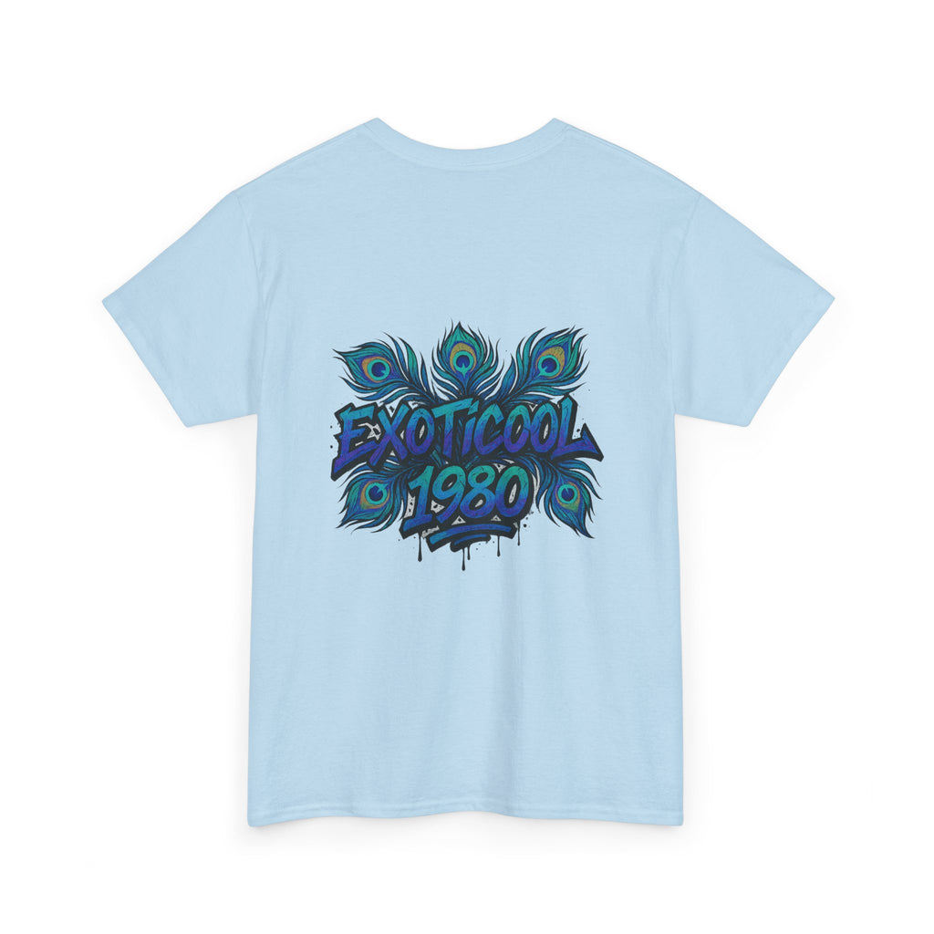 Peacock Graphic Tee - Artistic Bird Design T-Shirt