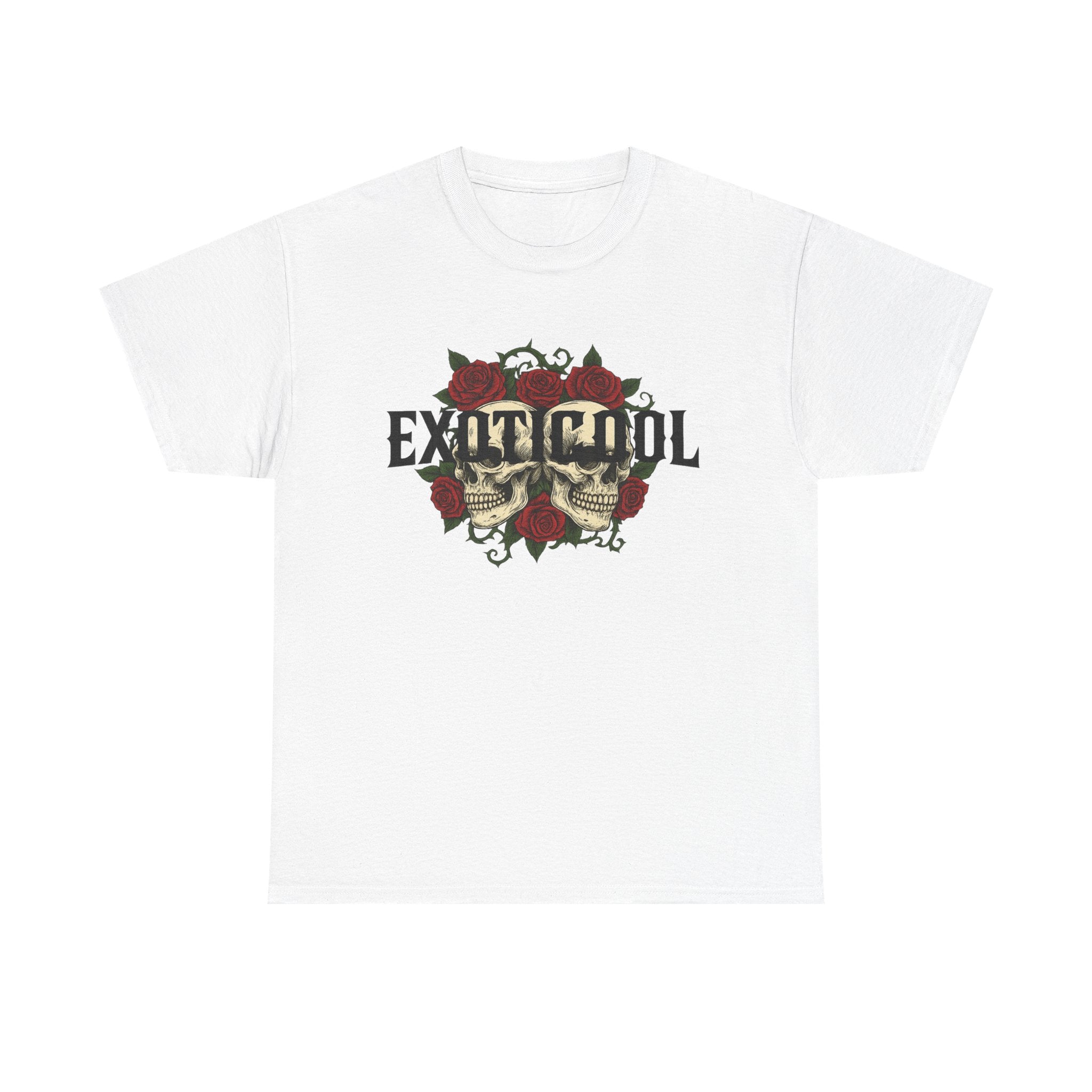 Exoticool Skull & Roses Graphic tee
