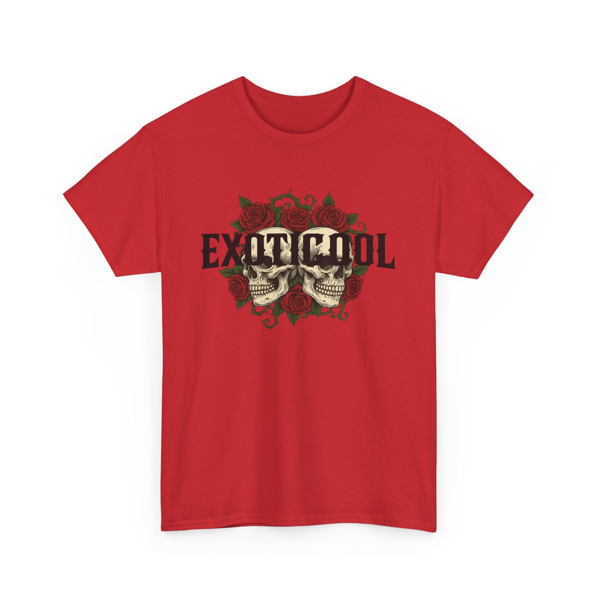 Exoticool Skull & Roses Graphic tee
