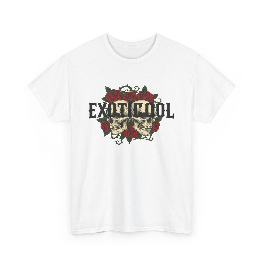 Exoticool Skull & Roses Graphic tee