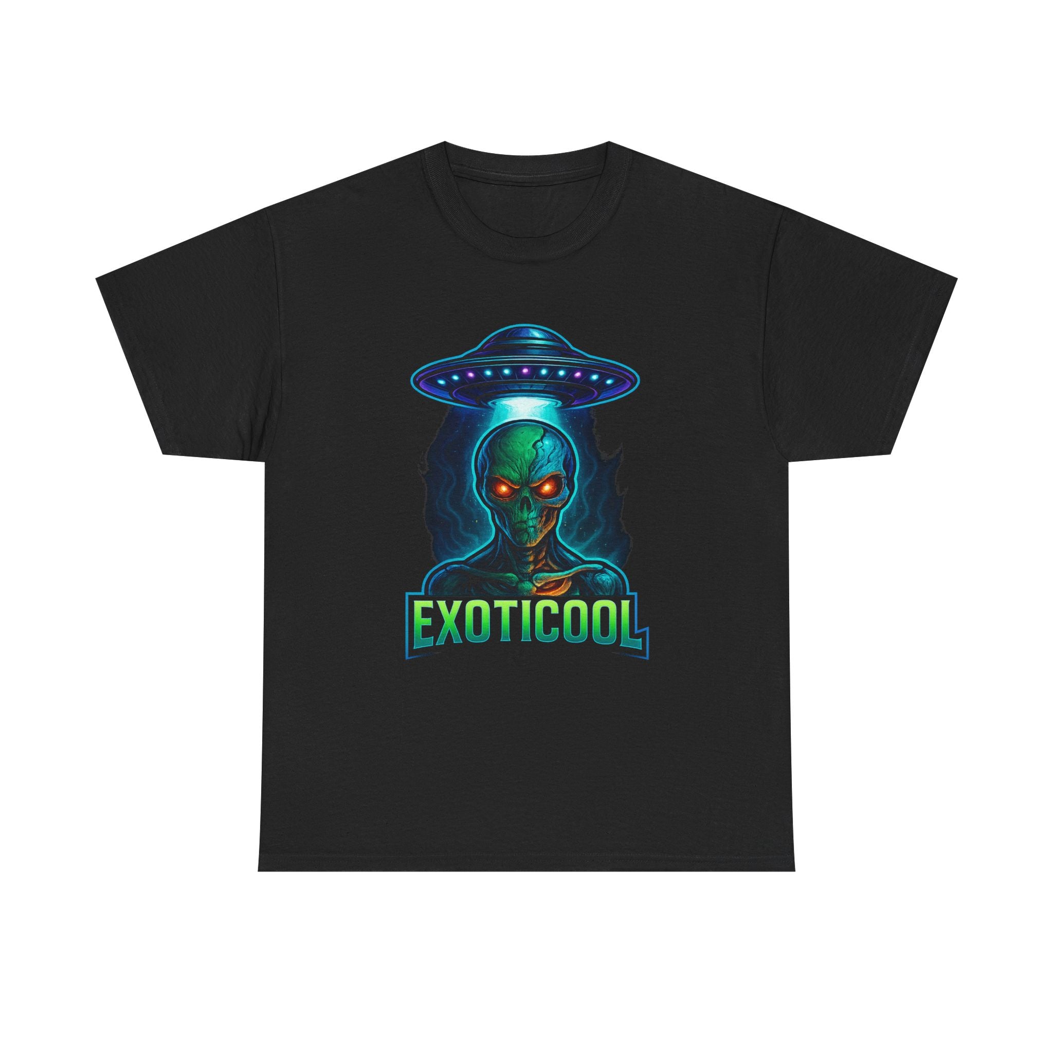 Unisex Alien Graphic Tee - Cool Extraterrestrial Design, Perfect for UFO Lovers, Gift for Sci-Fi Fans, Casual Wear, Unique Statement Shirt