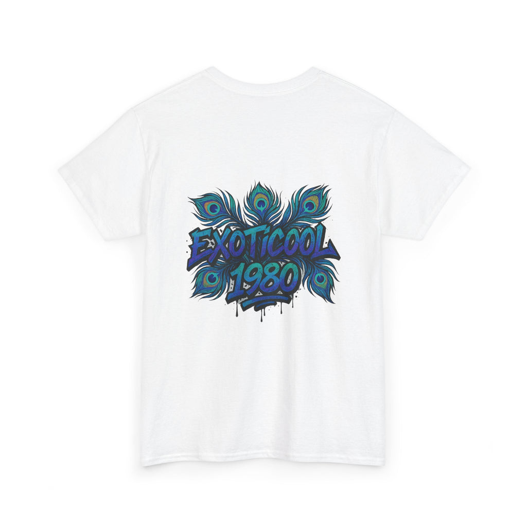 Peacock Graphic Tee - Artistic Bird Design T-Shirt