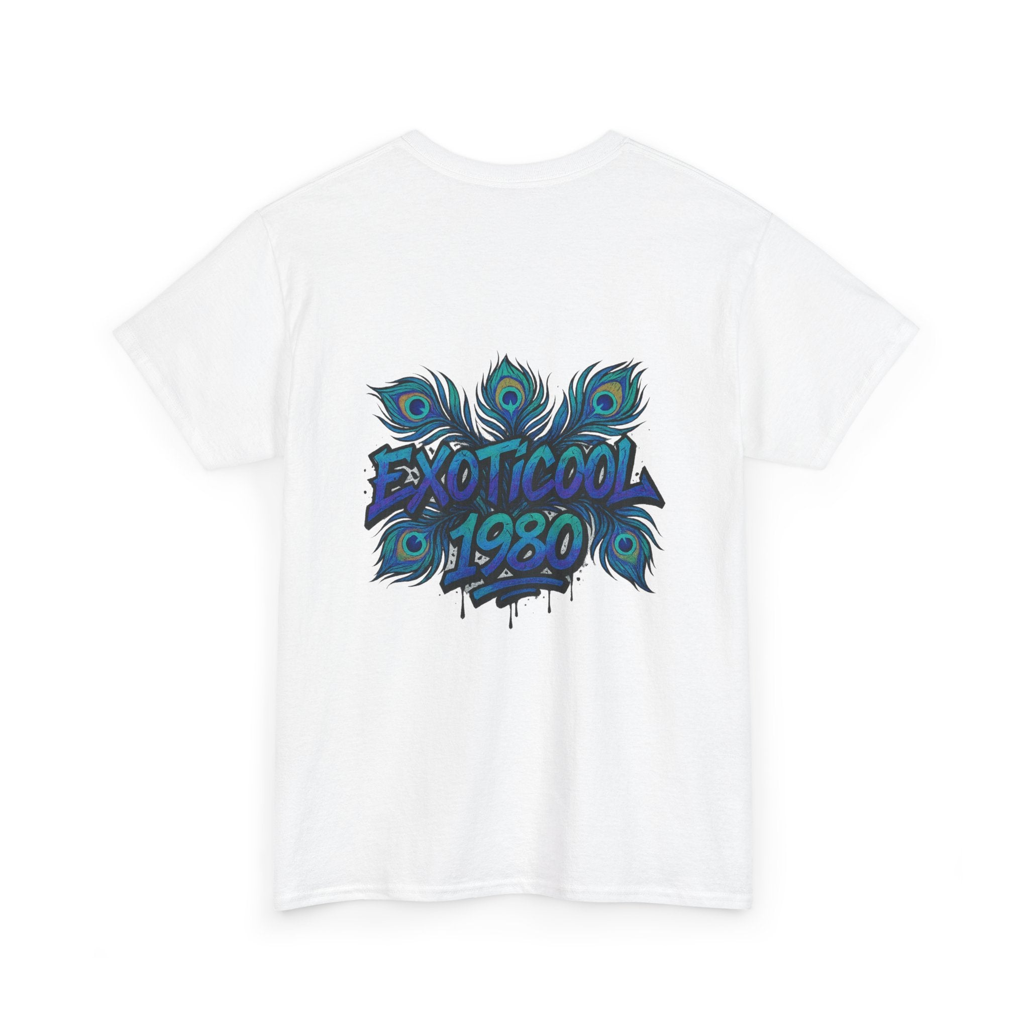 Peacock Graphic Tee - Artistic Bird Design T-Shirt