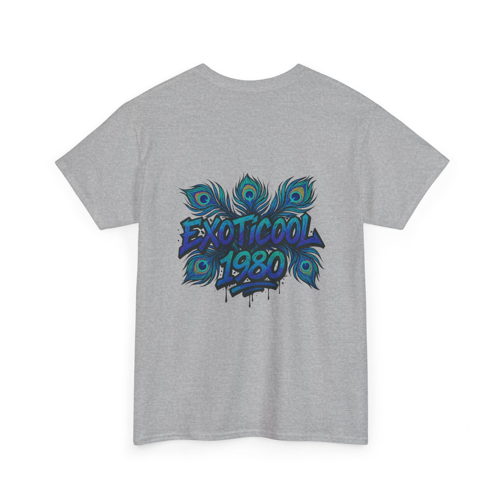 Peacock Graphic Tee - Artistic Bird Design T-Shirt