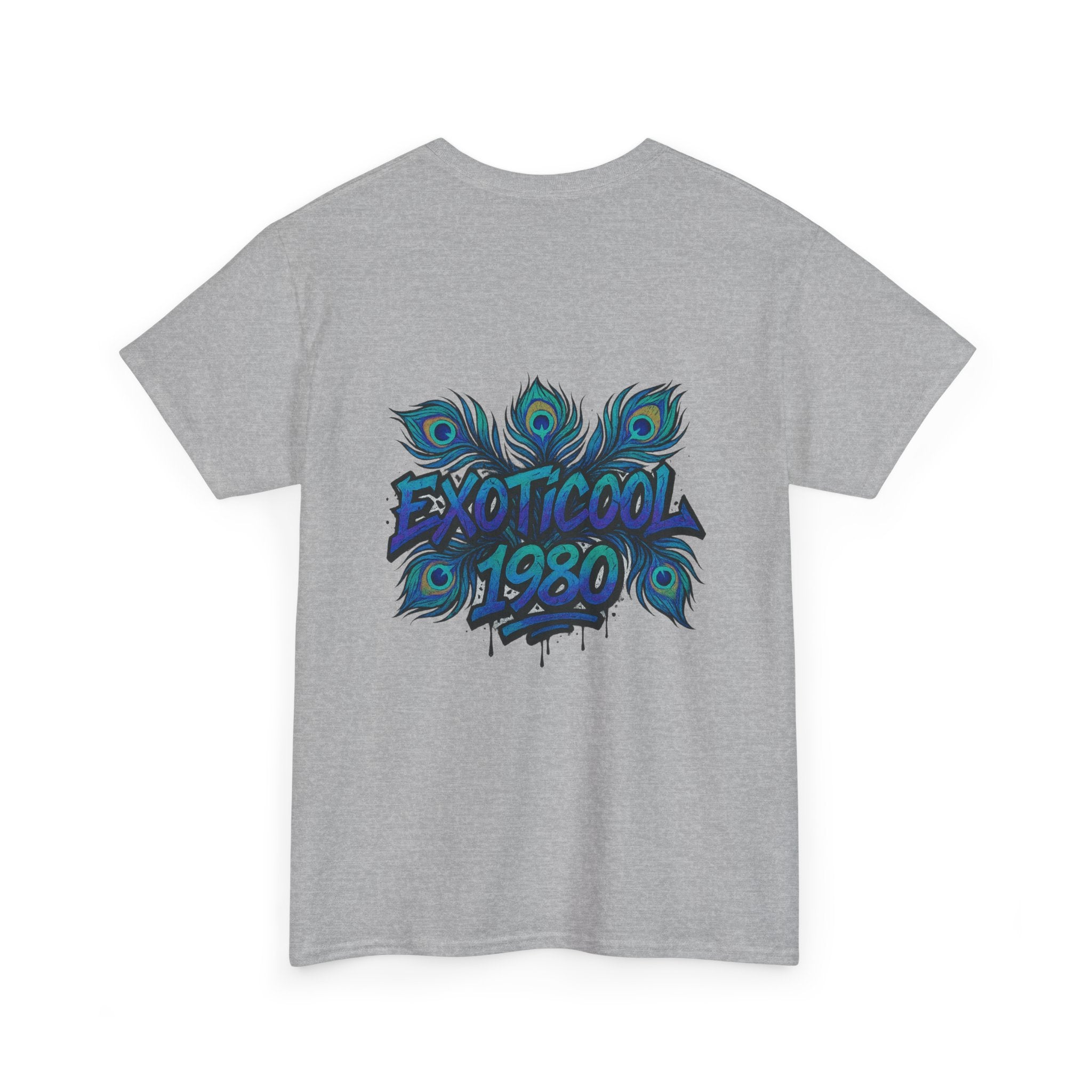 Peacock Graphic Tee - Artistic Bird Design T-Shirt