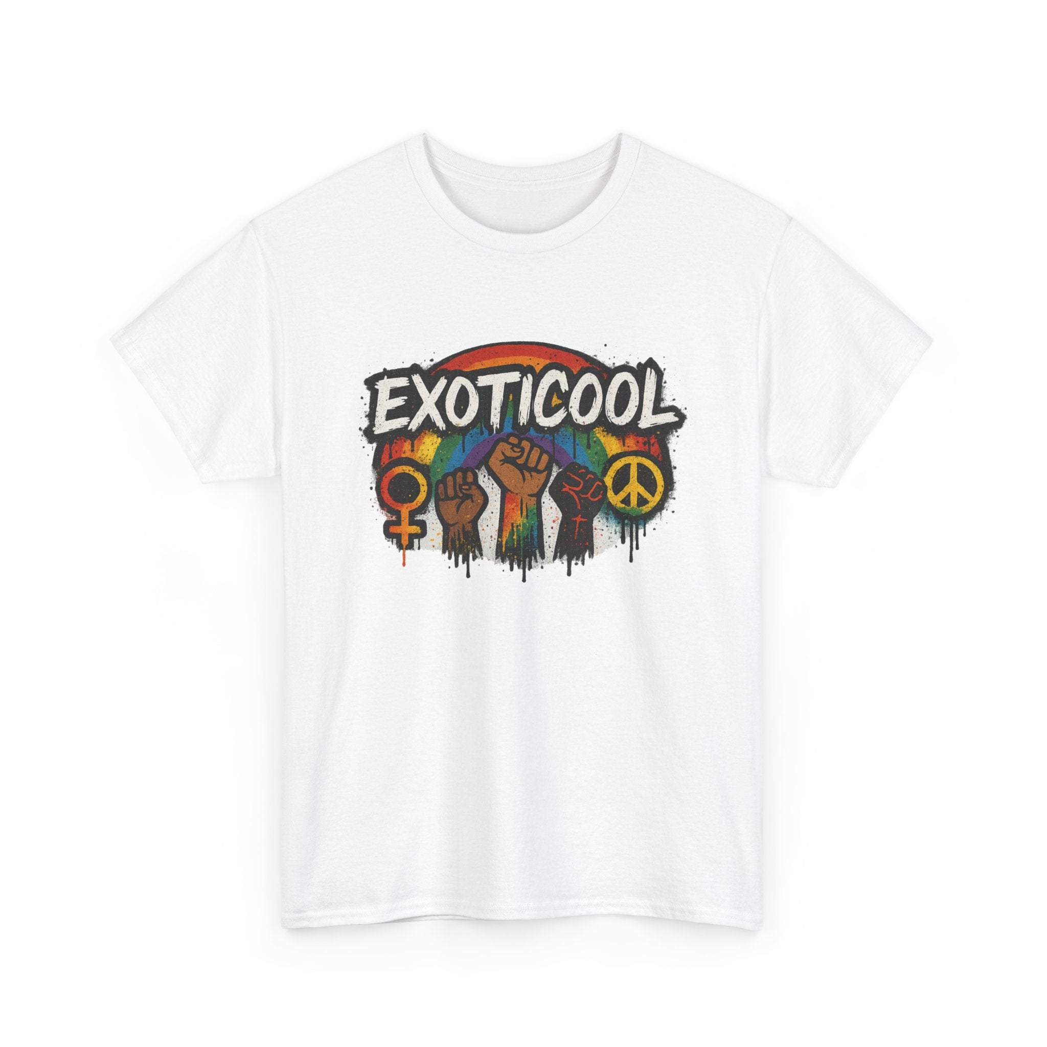 Exoticool Unisex Cotton Tee, Empowerment T-Shirt, Social Justice Apparel, Statement Tee, Gift for Activists, Pride Wear, Casual Wear