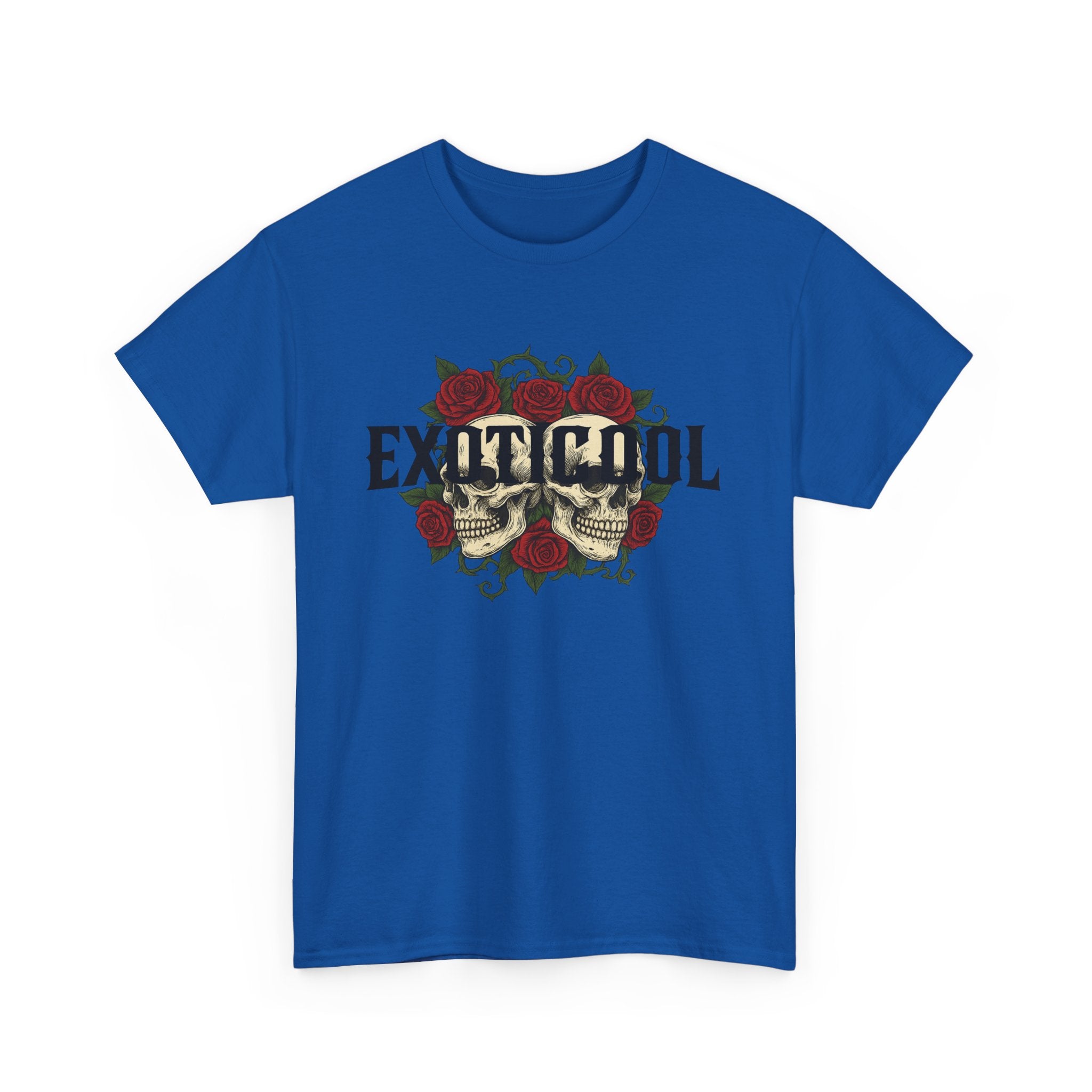 Exoticool Skull & Roses Graphic tee