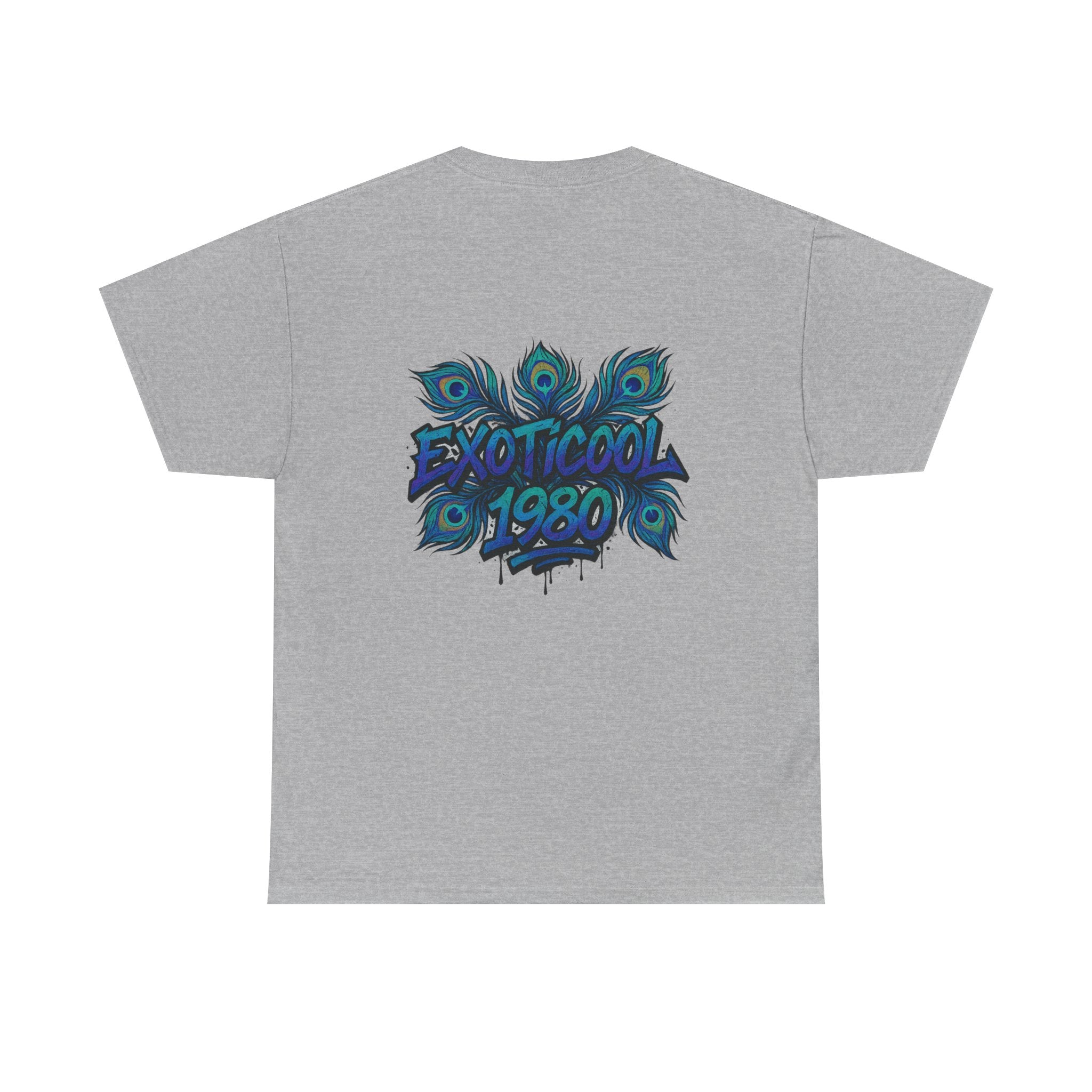 Peacock Graphic Tee - Artistic Bird Design T-Shirt