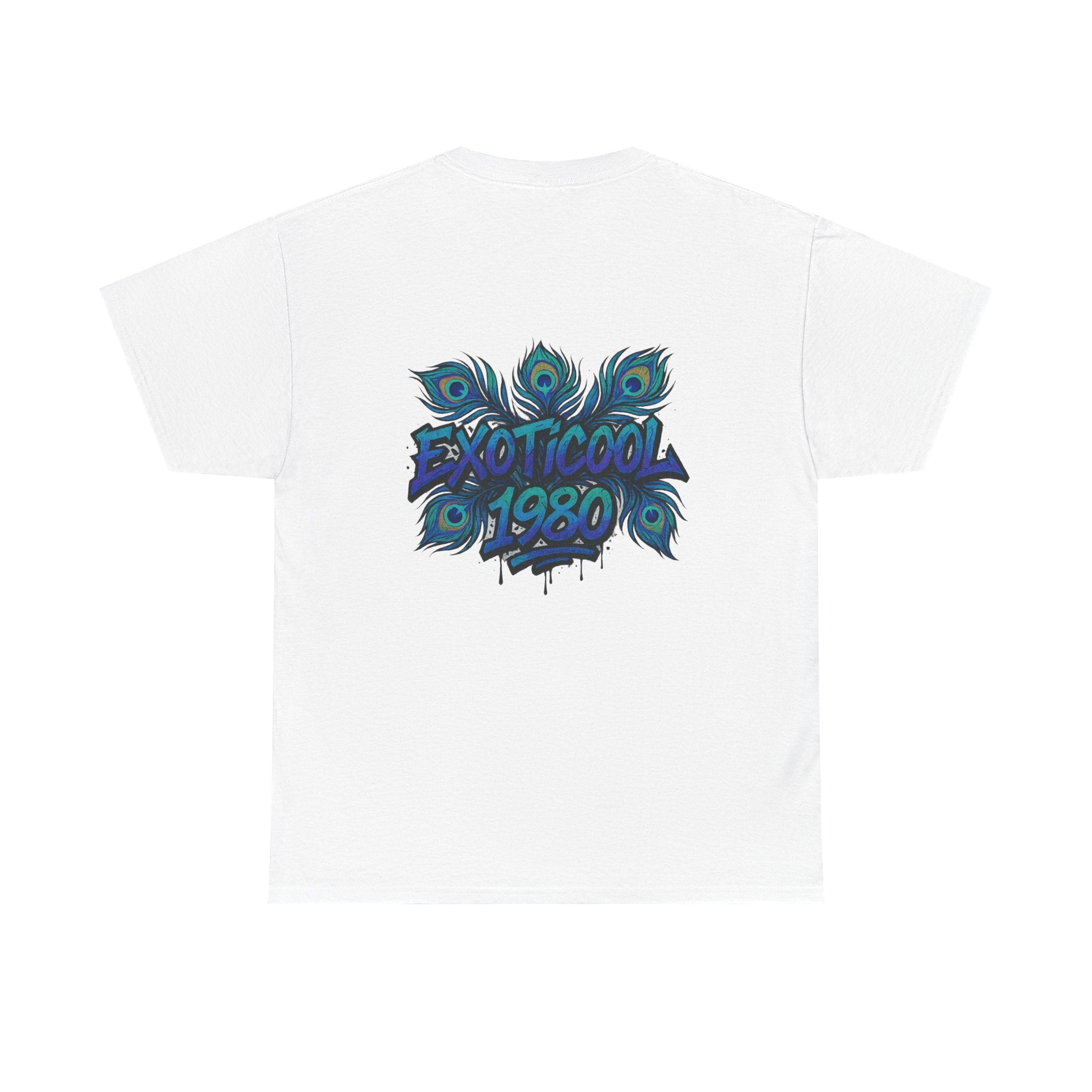 Peacock Graphic Tee - Artistic Bird Design T-Shirt