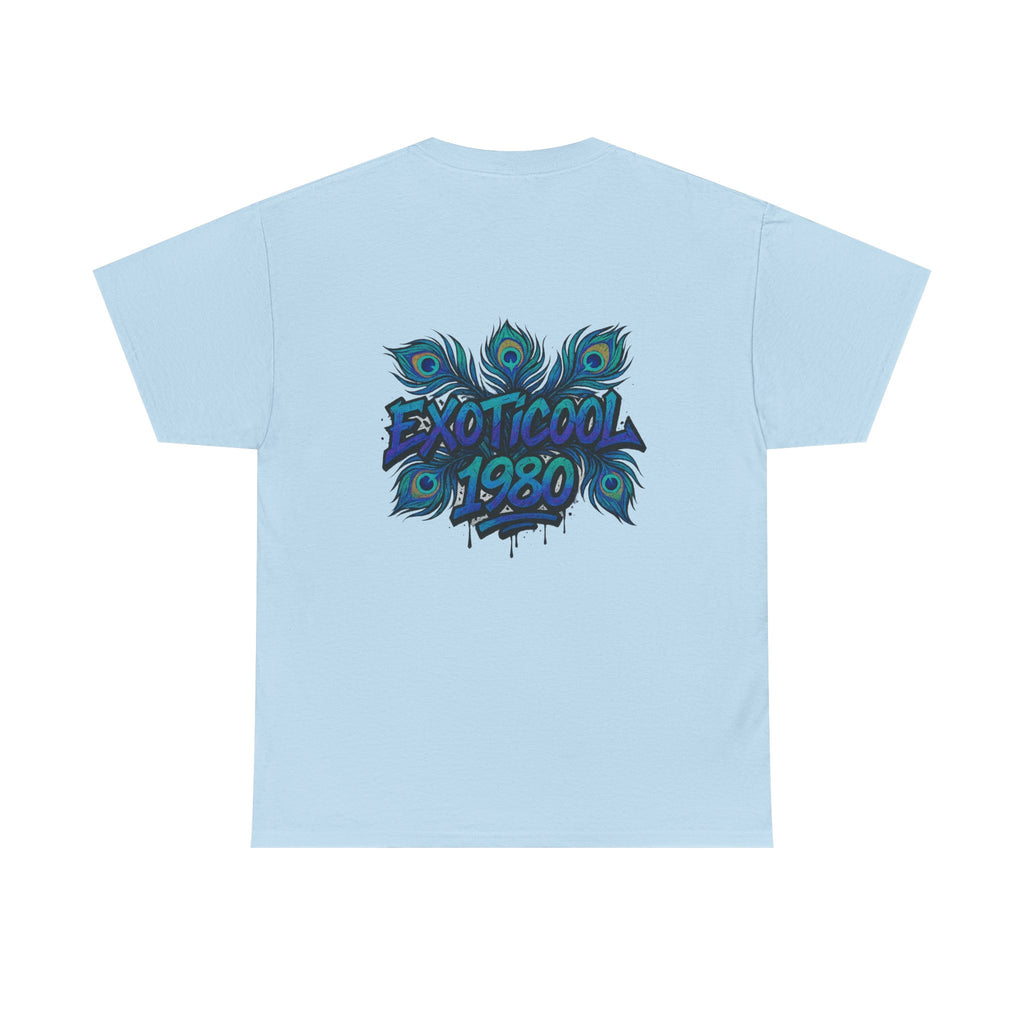 Peacock Graphic Tee - Artistic Bird Design T-Shirt