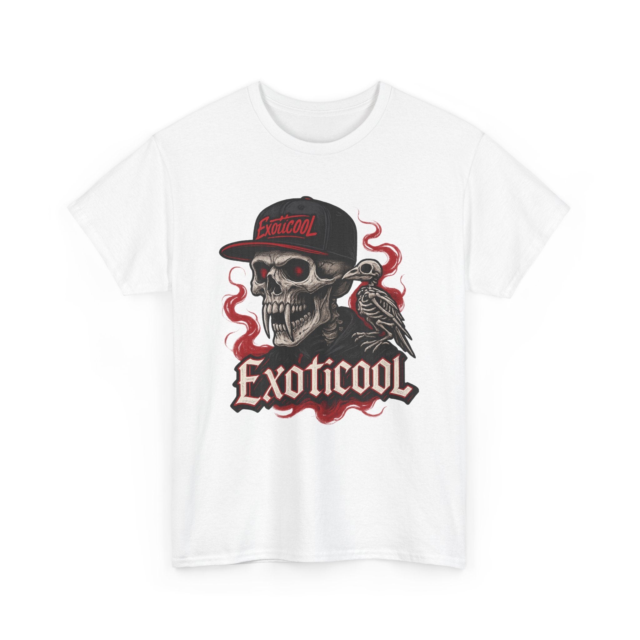 Skull Buzzard Bones Graphic Tee - Edgy Streetwear Design