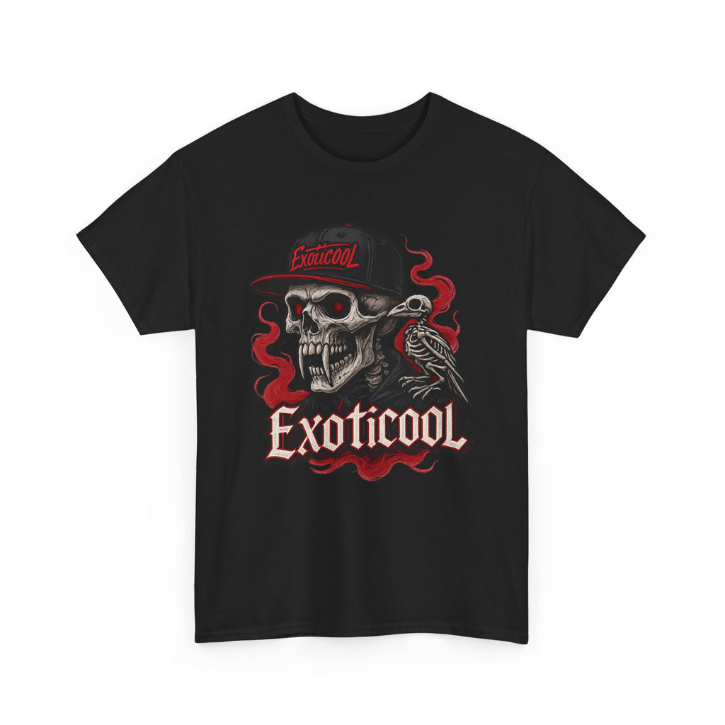 Skull Buzzard Bones Graphic Tee - Edgy Streetwear Design