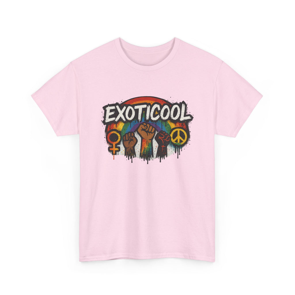 Exoticool Unisex Cotton Tee, Empowerment T-Shirt, Social Justice Apparel, Statement Tee, Gift for Activists, Pride Wear, Casual Wear