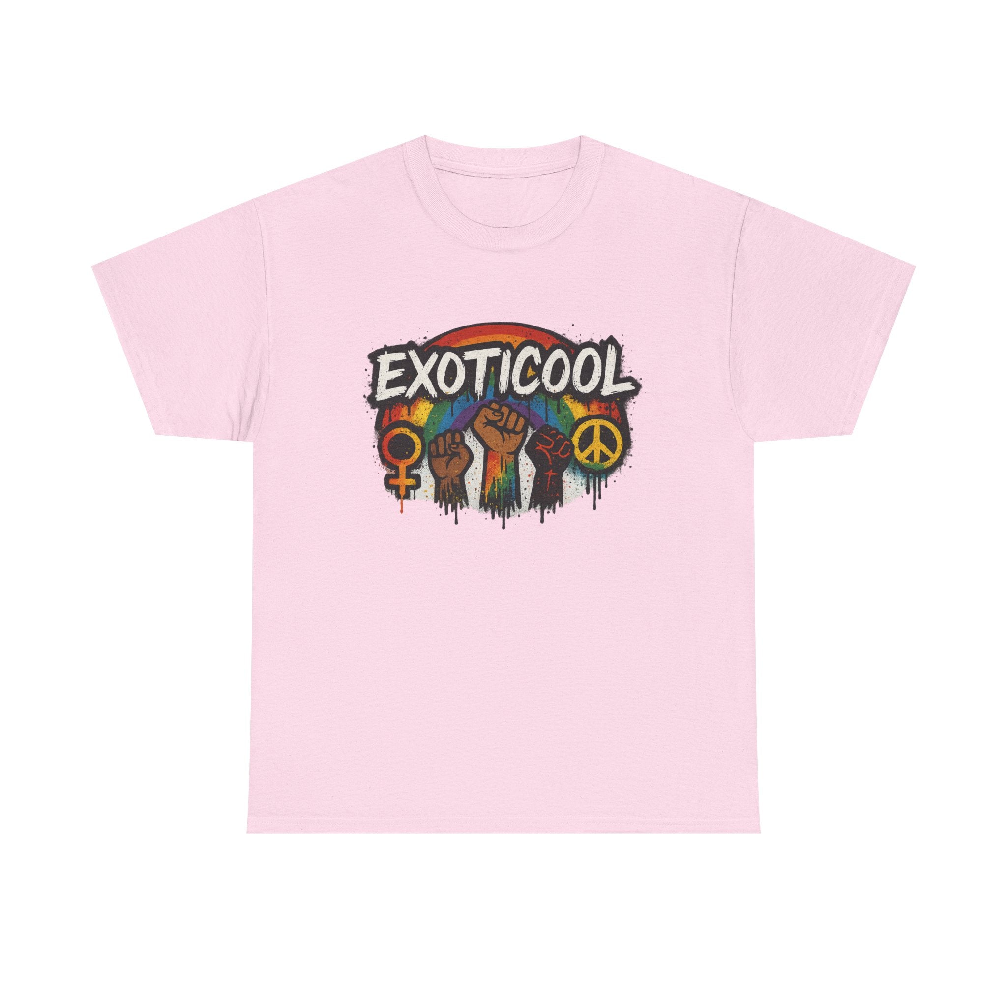 Exoticool Unisex Cotton Tee, Empowerment T-Shirt, Social Justice Apparel, Statement Tee, Gift for Activists, Pride Wear, Casual Wear