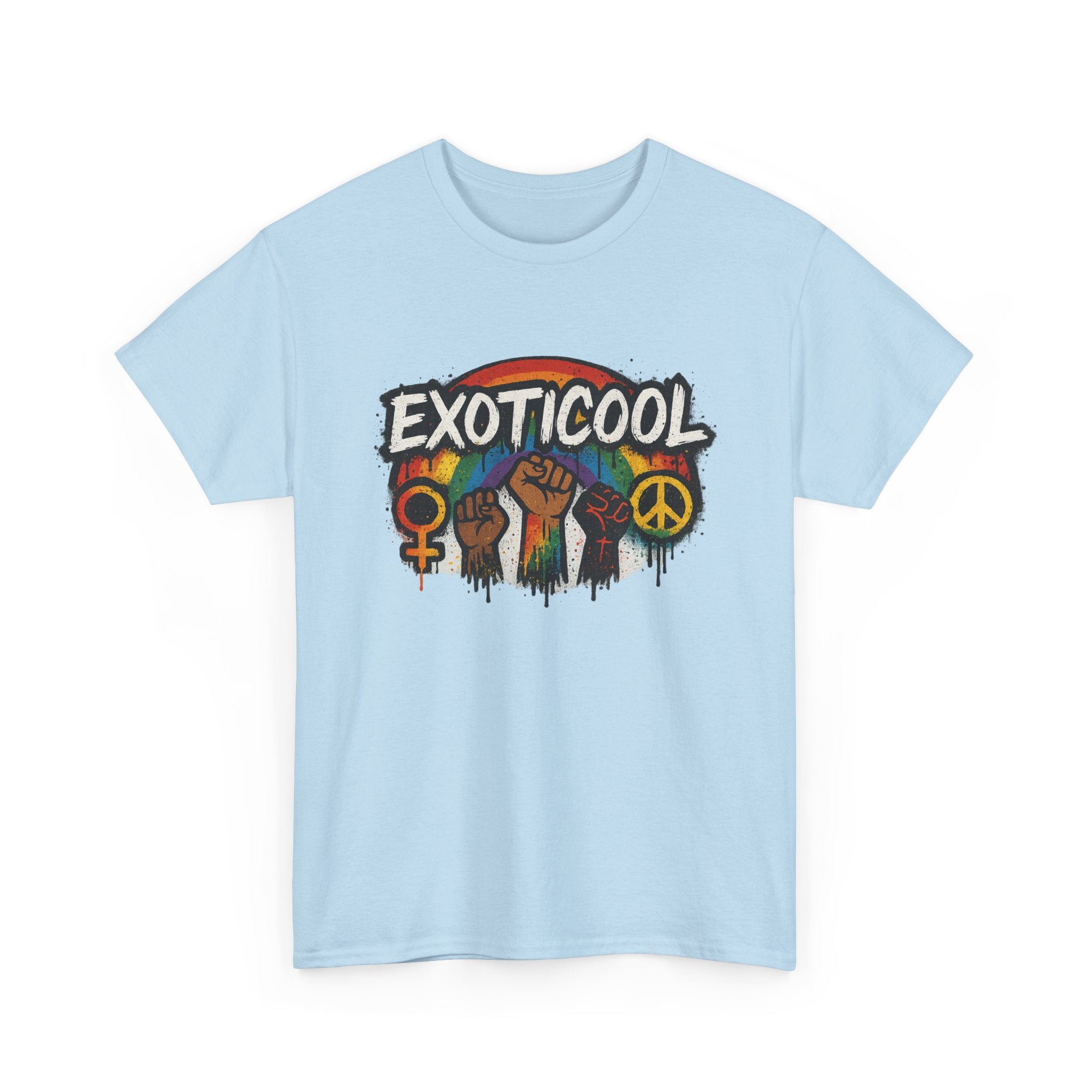 Exoticool Unisex Cotton Tee, Empowerment T-Shirt, Social Justice Apparel, Statement Tee, Gift for Activists, Pride Wear, Casual Wear
