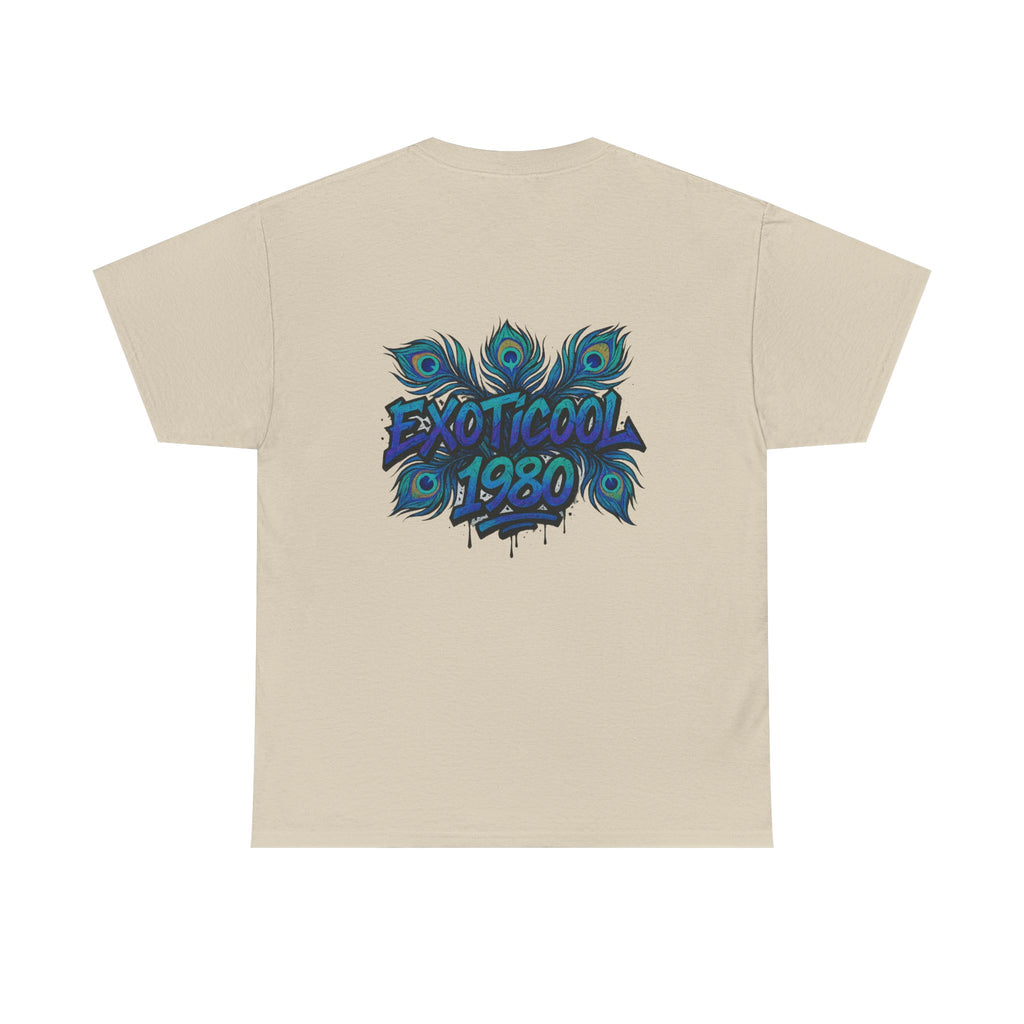 Peacock Graphic Tee - Artistic Bird Design T-Shirt