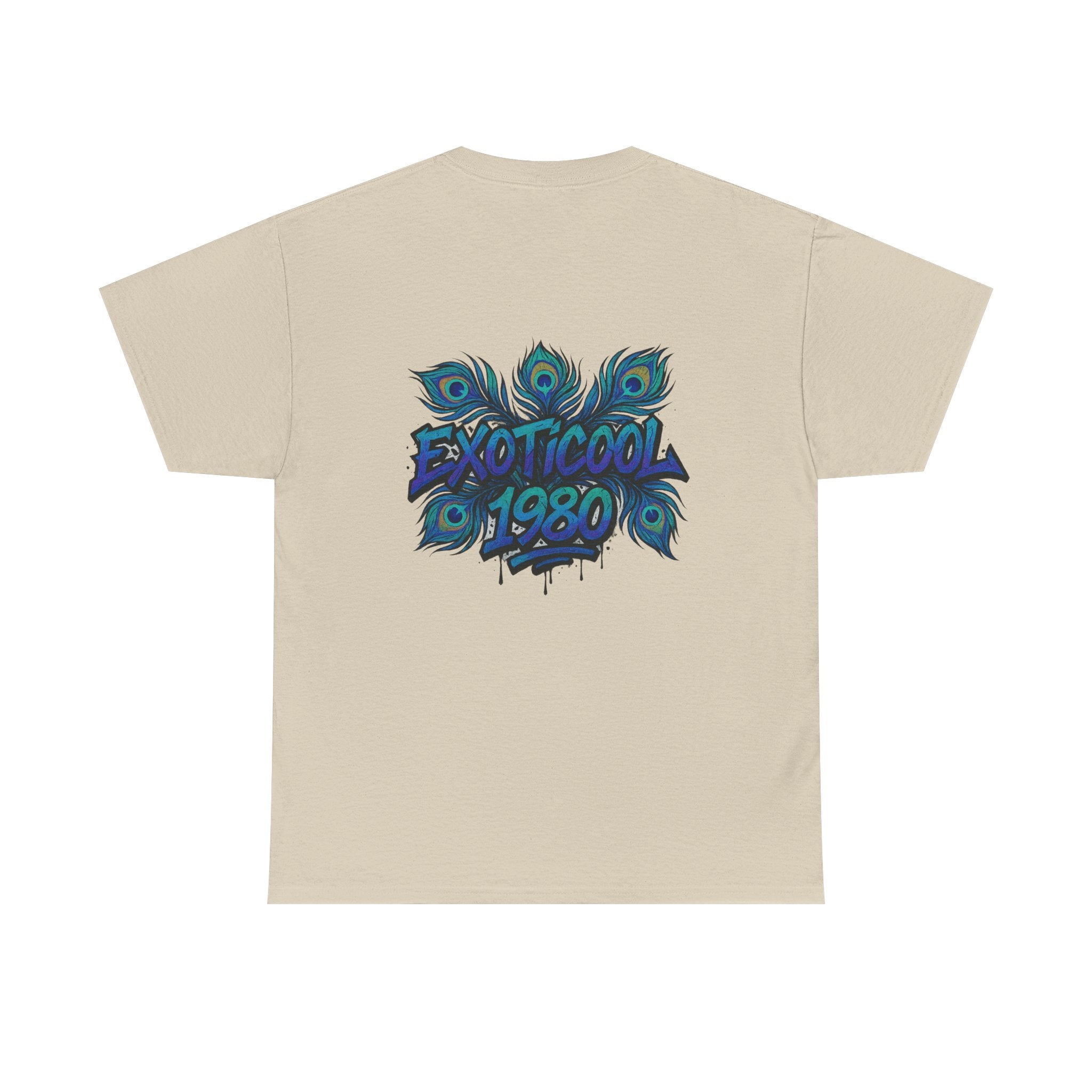 Peacock Graphic Tee - Artistic Bird Design T-Shirt