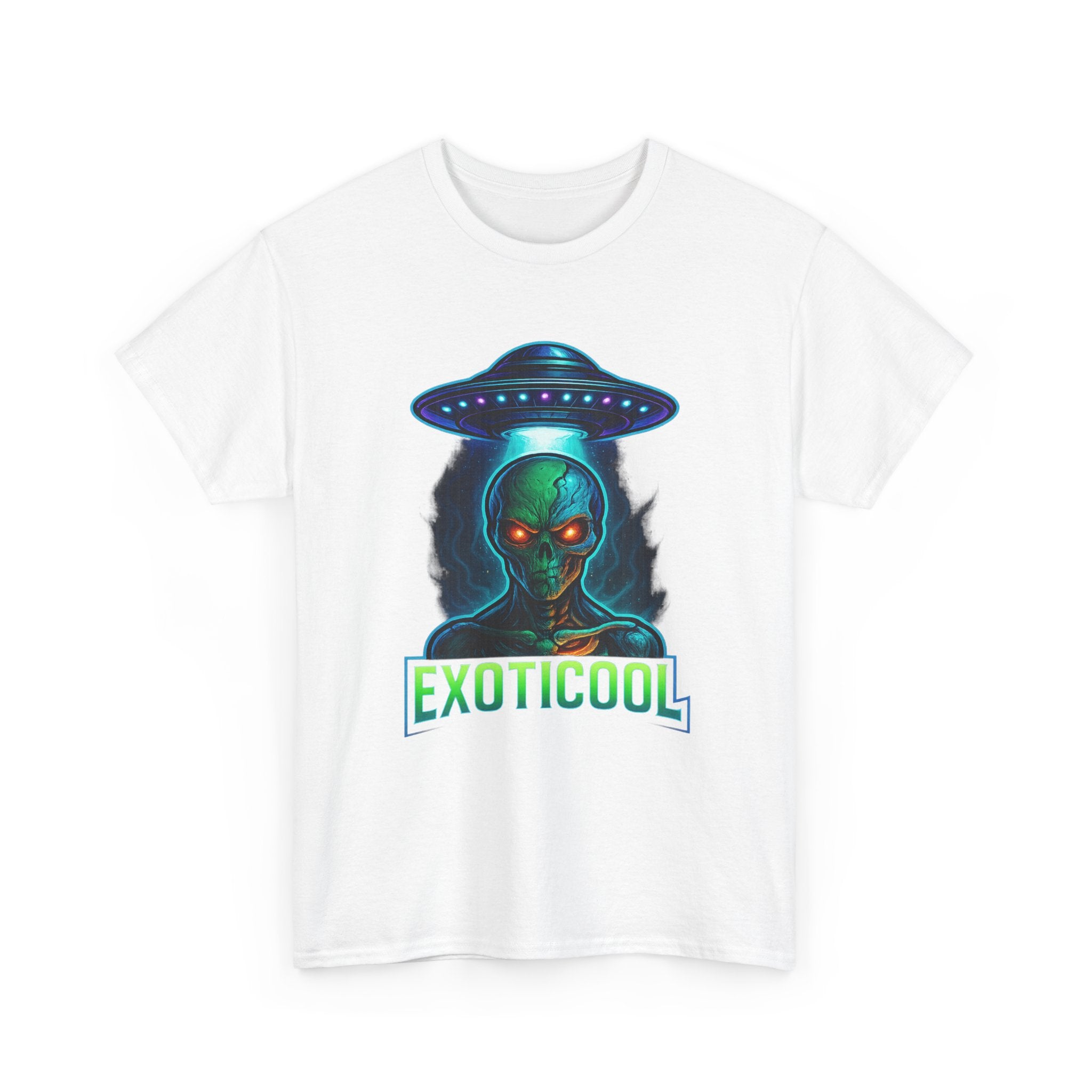 Unisex Alien Graphic Tee - Cool Extraterrestrial Design, Perfect for UFO Lovers, Gift for Sci-Fi Fans, Casual Wear, Unique Statement Shirt