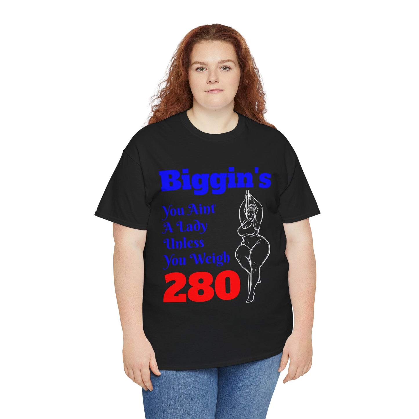 Biggin's 280 Graphic Tee – Funny Retro Weight Quote T-Shirt