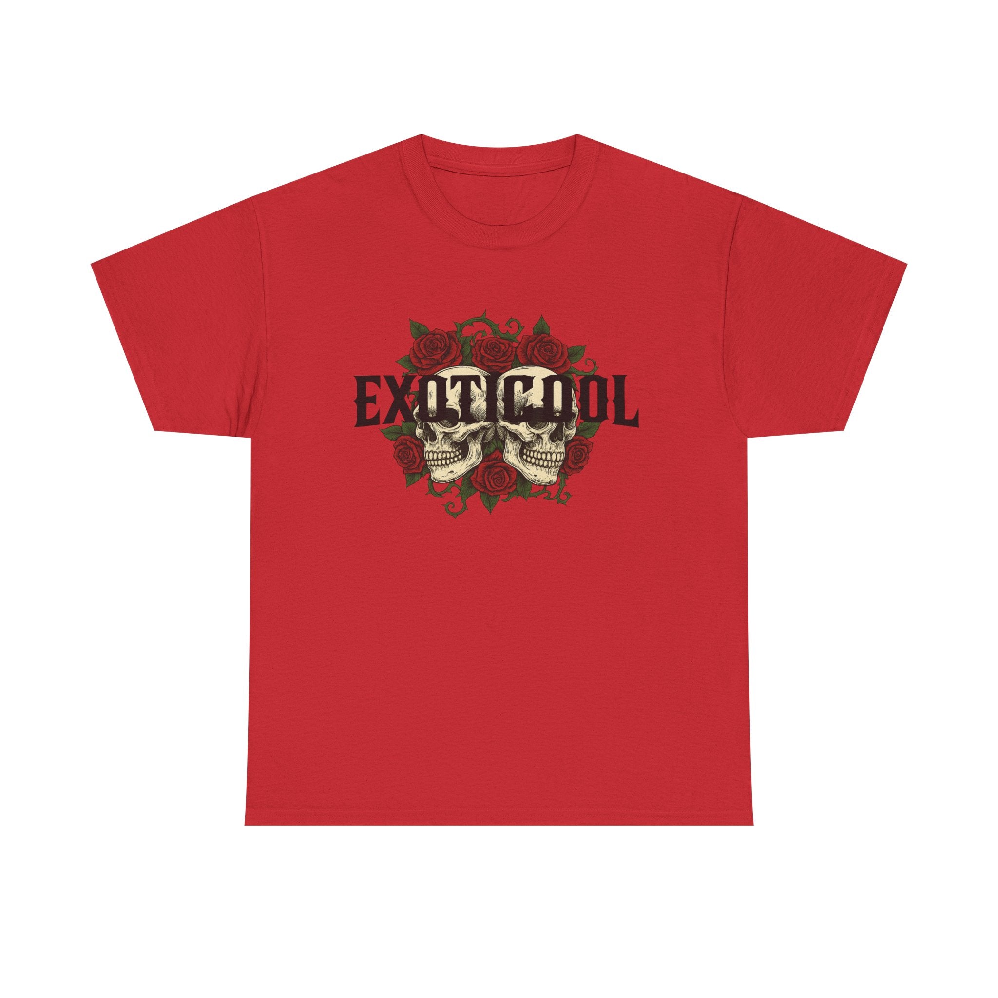 Exoticool Skull & Roses Graphic tee