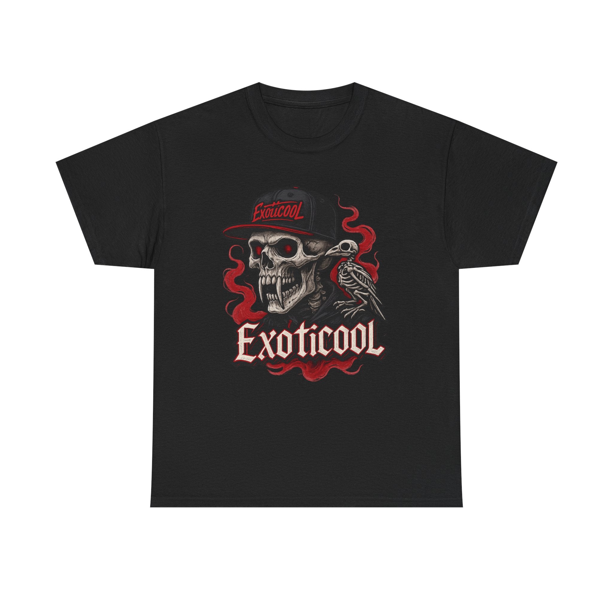 Skull Buzzard Bones Graphic Tee - Edgy Streetwear Design