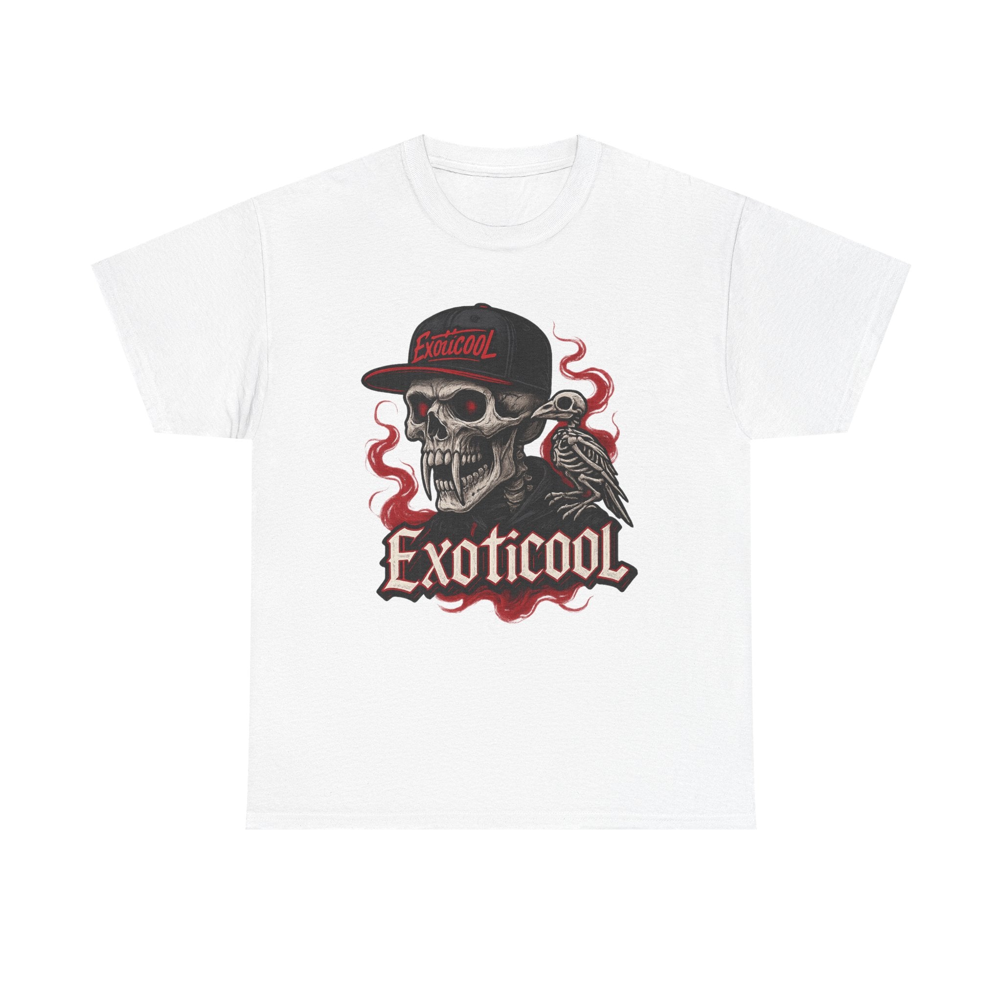 Skull Buzzard Bones Graphic Tee - Edgy Streetwear Design