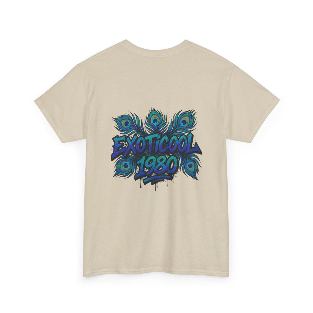 Peacock Graphic Tee - Artistic Bird Design T-Shirt