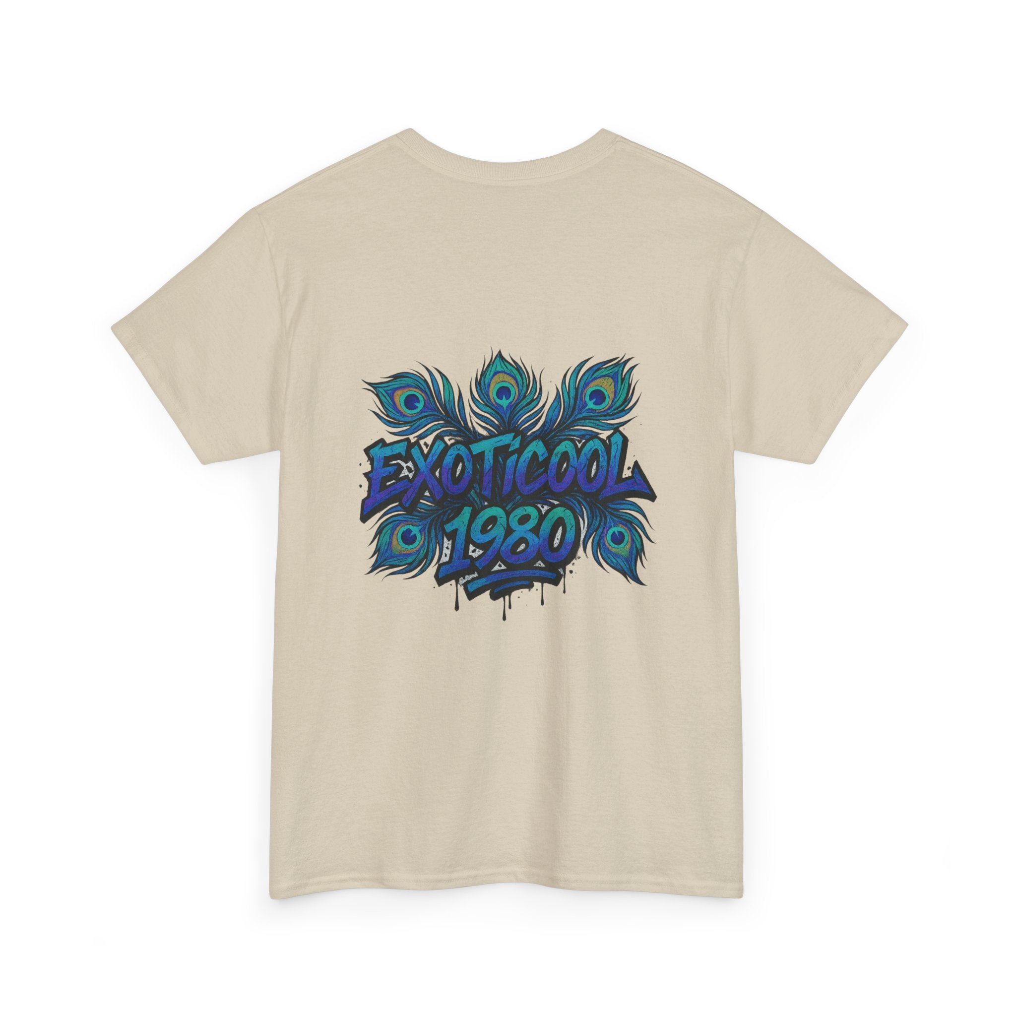 Peacock Graphic Tee - Artistic Bird Design T-Shirt